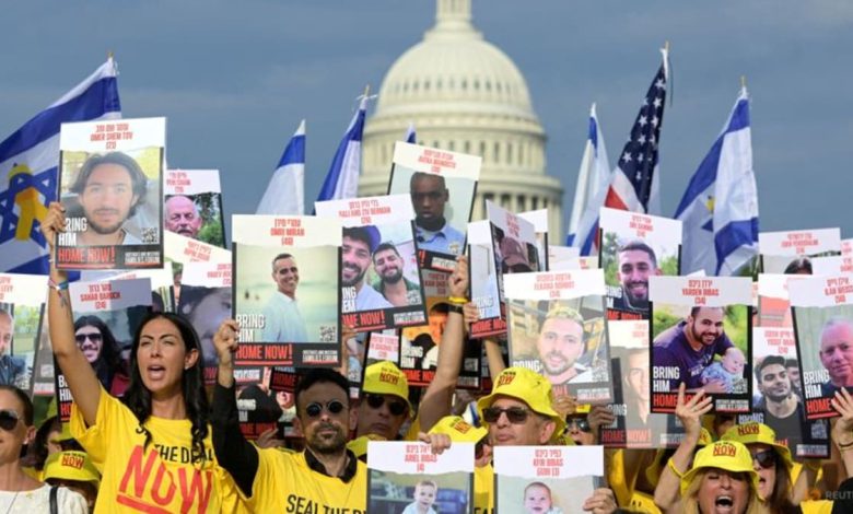 Protests and politics as Israel's Netanyahu addresses US Congress