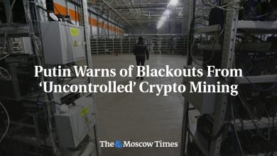 Putin Warns of Blackouts From ‘Uncontrolled’ Crypto Mining