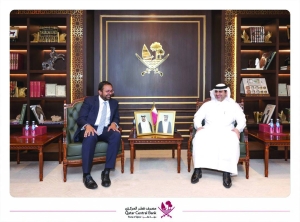 QCB governor meets UK ambassador