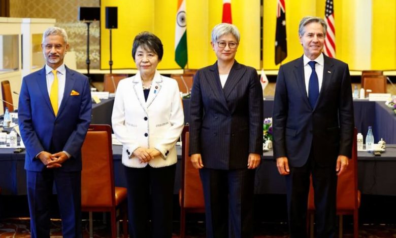 Quad foreign ministers meet in Tokyo for talks on maritime security, cyber defences