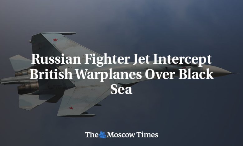 Russian Fighter Jet Intercept British Warplanes Over Black Sea