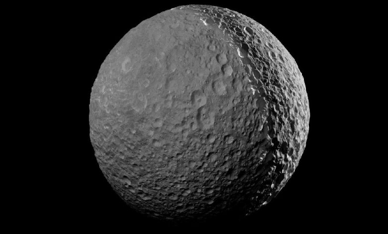 Saturn's Death Star-looking moon may have vast underground ocean