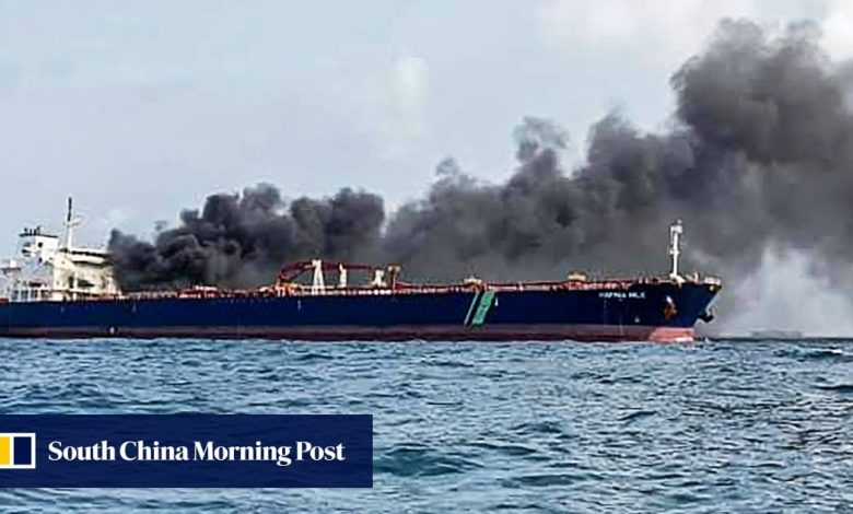 Singapore, Hafnia to transfer oil cargo from fire-hit tanker