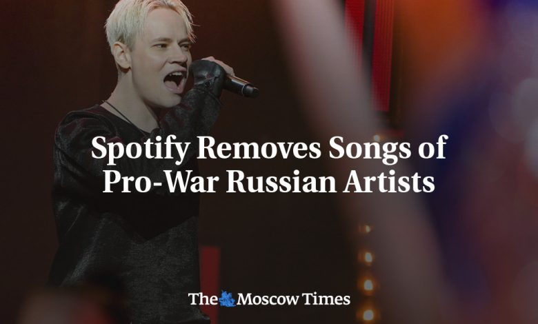 Spotify Removes Songs of Pro-War Russian Artists