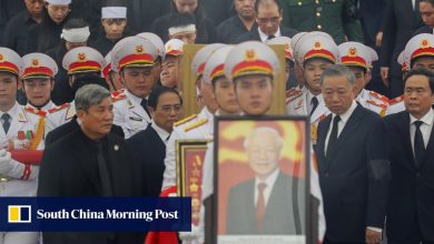 Thousands pay respects as Vietnam’s ‘especially outstanding’ leader is buried