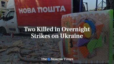 Two Killed in Overnight Strikes on Ukraine