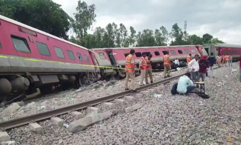 Two dead, 24 injured in India passenger train derailment