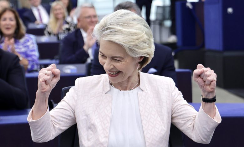 Ursula von der Leyen secures 2nd term as EU chief