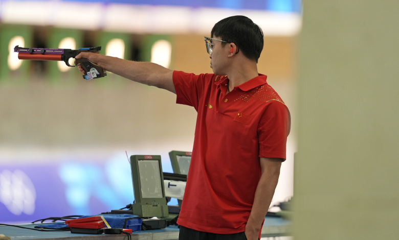 Xie Yu adds 3rd gold for China at Paris Games in 10-meter air pistol