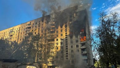 5 killed, 47 injured after Russian strike on high-rise in NE Ukraine