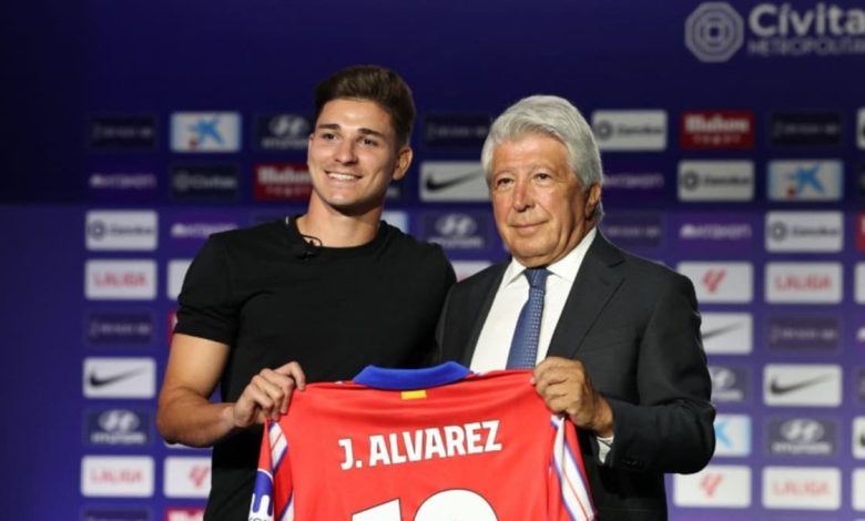 Alvarez relishes new challenge at Atletico after leaving Manchester City