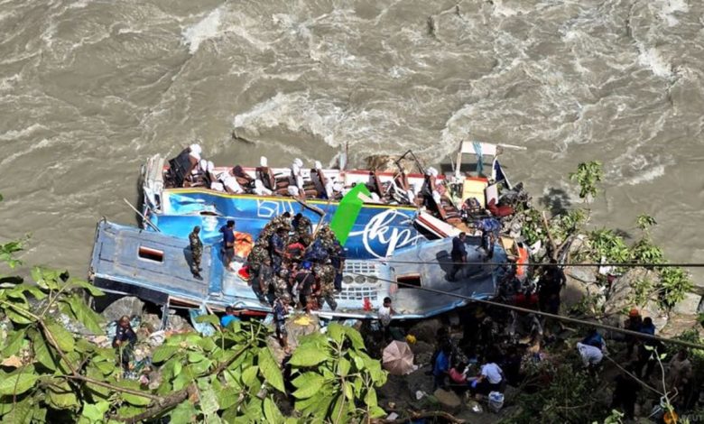 At least 27 killed as bus carrying Indian tourists plunges into Nepal river