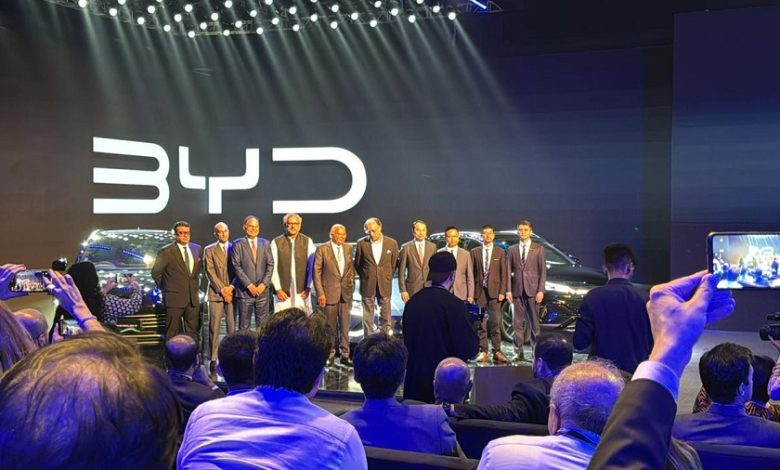 Chinese electric vehicle giant BYD launches car production plant in Karachi, Pakistan, Aug 18 2024 NSN Asia