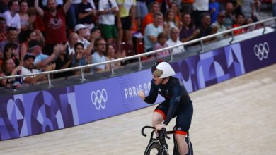 Carlin ready for keirin after 'rugby on wheels' sprint medal