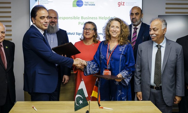 German Federal Minister for Economic Cooperation and Development, Svenja Schulze, holds meeting Pakistan Minister for Commerce, Jam Kamal Khan in Islamabad Aug 22, 2024 NSN Asia