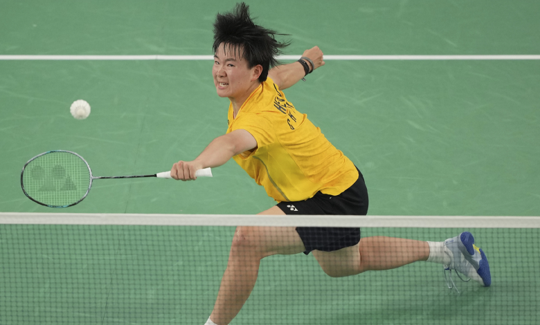 He Bingjiao reaches women's singles badminton final at Paris Olympics