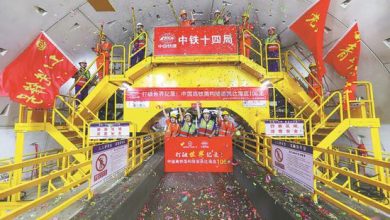 Homegrown tunneling machine sets record