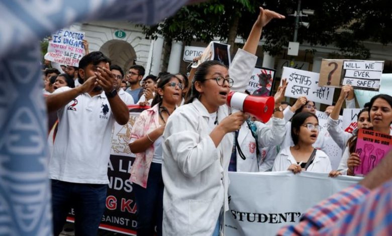 Indian medics refuse to end protests over doctor's rape and murder