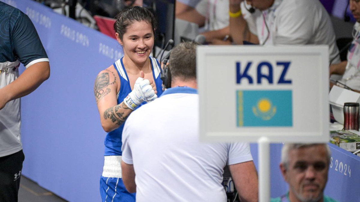 Kazakh Boxer Kyzaibay Secures Bronze in Her Olympic Debut