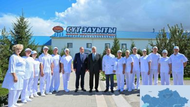 Kazakh President Visits Production Facilities in Akmola Region