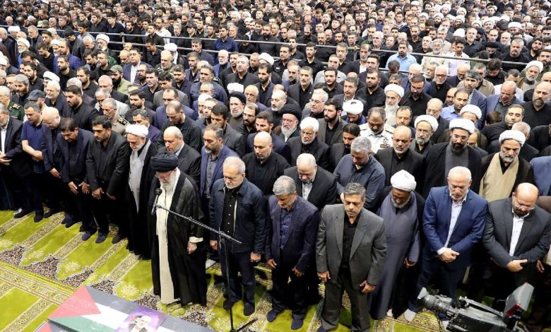 Live: Burial ceremony of Hamas' political chief Haniyeh in Qatar