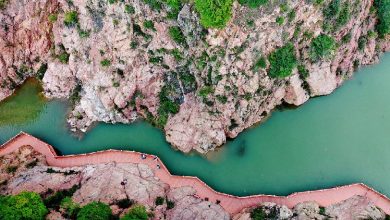 Live: Enjoy breathtaking view of Sanggan River Valley in north China