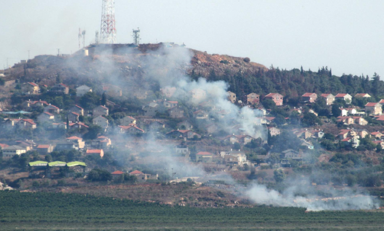 Live: View of N Israel's skyline