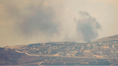 Live: View of the western side of Israel's border with Lebanon