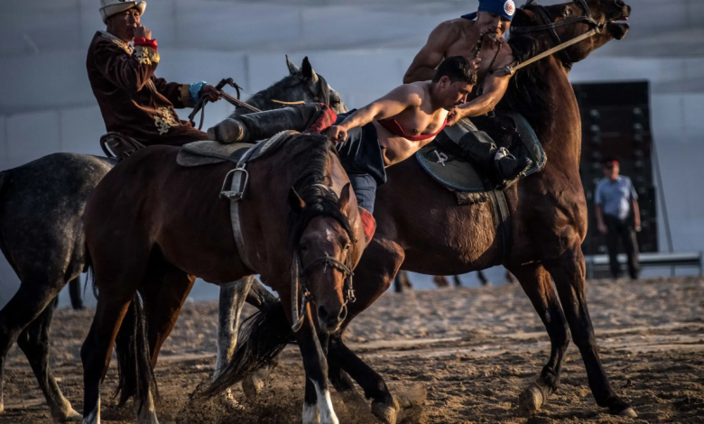 Mastering Saddle: Art and Sport of Horseback Wrestling