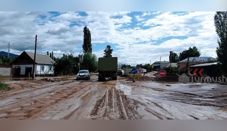 Mudflows damage 380 houses in Issyk-Kul region