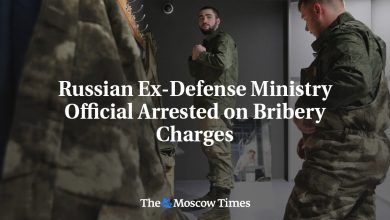 Russian Ex-Defense Ministry Official Arrested on Bribery Charges