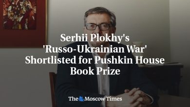 Serhii Plokhy's 'Russo-Ukrainian War' Shortlisted for Pushkin House Book Prize