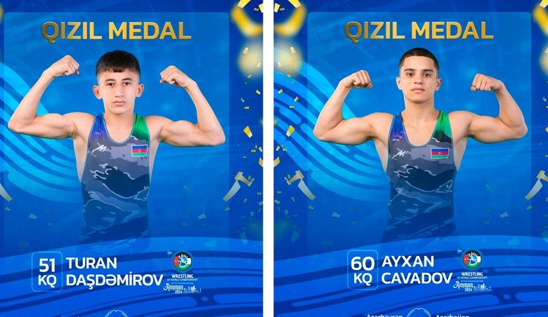 Two Azerbaijani wrestlers win gold at U-17 World Championship