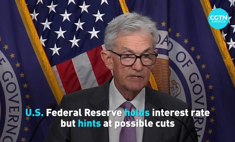 U.S. Federal Reserve holds interest rate but hints at possible cuts