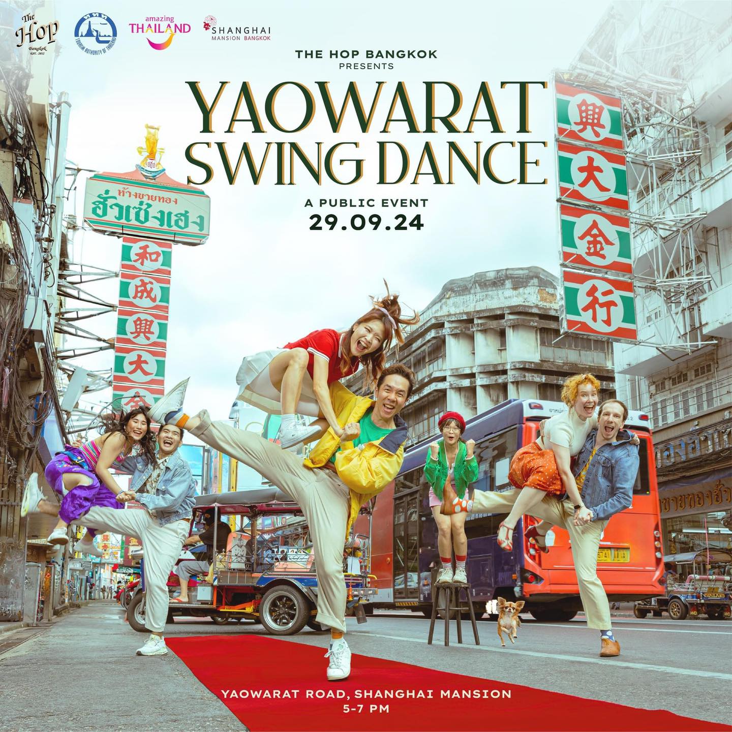 Yaowarat Swing Dance 2024 In Bangkok, Thailand, Sept 20 2024 Nsn Asia