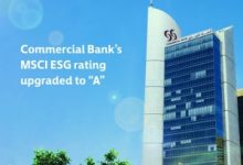 Commercial Bank receives ‘A’ rating in MSCI ESG assessment