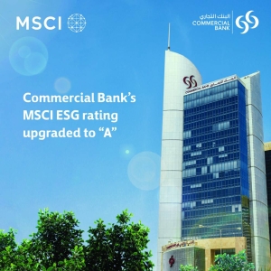 Commercial Bank receives ‘A’ rating in MSCI ESG assessment