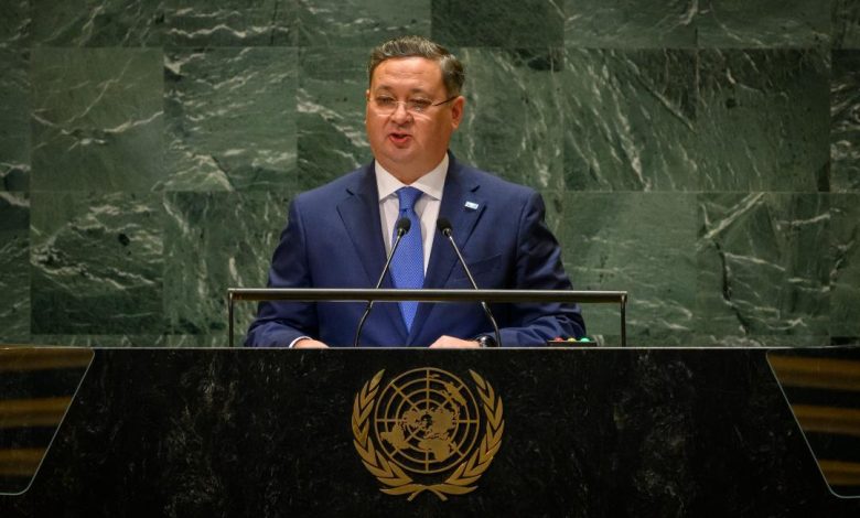 Kazakh FM Calls for Global Unity at UN General Assembly 