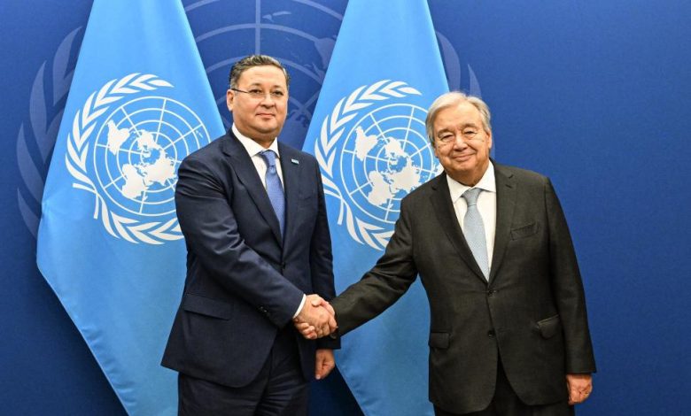 Kazakh Foreign Minister Engages in Diplomatic Talks in New York 