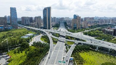 Live: A glimpse of Changchun Ecological Square in northeast China