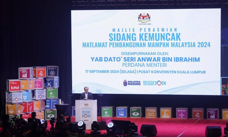 Pm Anwar Ibrahim Visited The Un Booth At #Malaysiasdgsummit2024