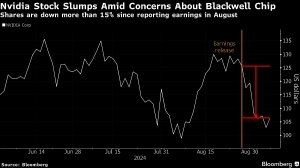 Nvidia’s Blackwell chip delay is centre stage amid stock slump