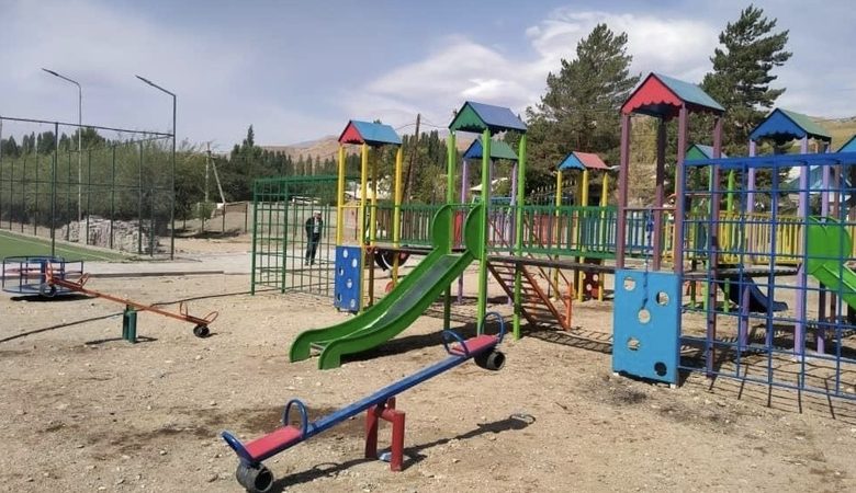 Park in Chaek village reconstructed for 4.6 million soms