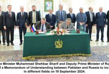 Russia, Pakistan Sign A Mou To Further Strengthen Mutually Advantageous Cooperation Sept 20, 2024 Islamabad Nsn Asia