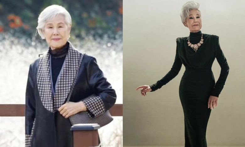 She's 80 years old and is one of the finalists in the Miss Universe Korea pageant