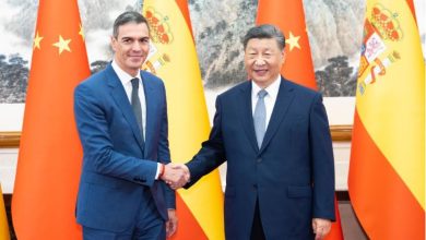 Spanish Prime Minister Pedro Sanchez meets with Chinese President Xi Jinping in Beijing Sept 10, 2024 NSN Asia