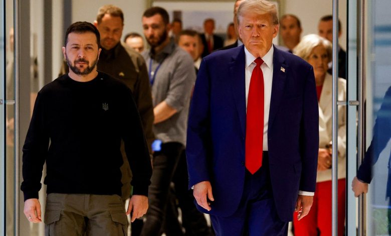 Trump pledges to end Russia-Ukraine war as he meets Zelenskyy