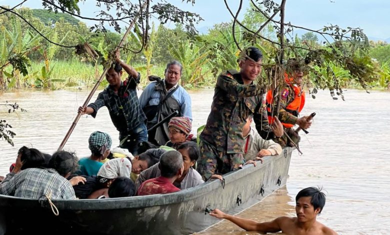 Typhoon Yagi floods displace more than 235,000 in Myanmar: Junta