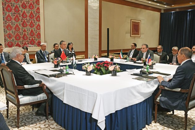 UN-CHINA-WANG YI-RUSSIA-PAKISTAN-IRAN-FM-INFORMAL MEETING