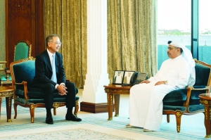 Al-Kuwari meets Hong Kong Monetary Authority chief executive